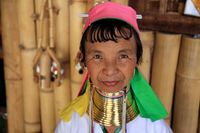 Myanmar Padaung Frau
